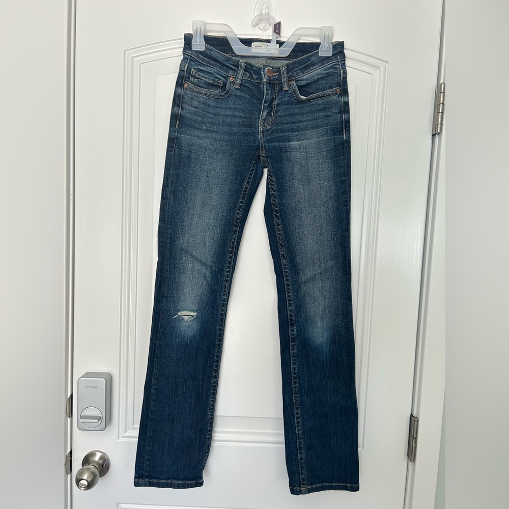 BKE Stella Low Rise Slim Jeans - Classic Blue